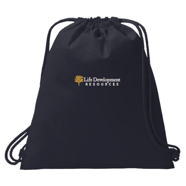 Port Authority ® Cotton Cinch Pack - Embroidered Logo Thumbnail
