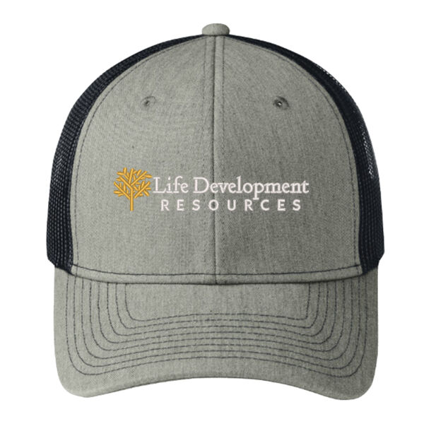 Port Authority® Snapback Trucker Cap - Embroidered Logo Thumbnail