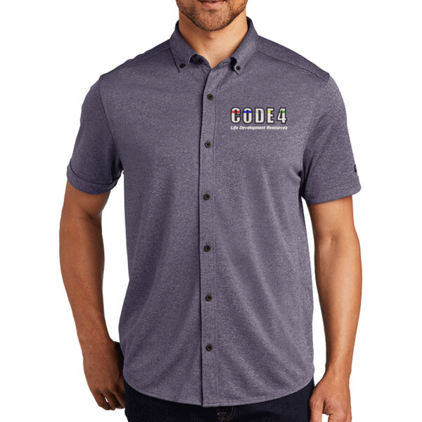 OGIO® Gravitate Full-Button Polo - Embroidered Logo Thumbnail