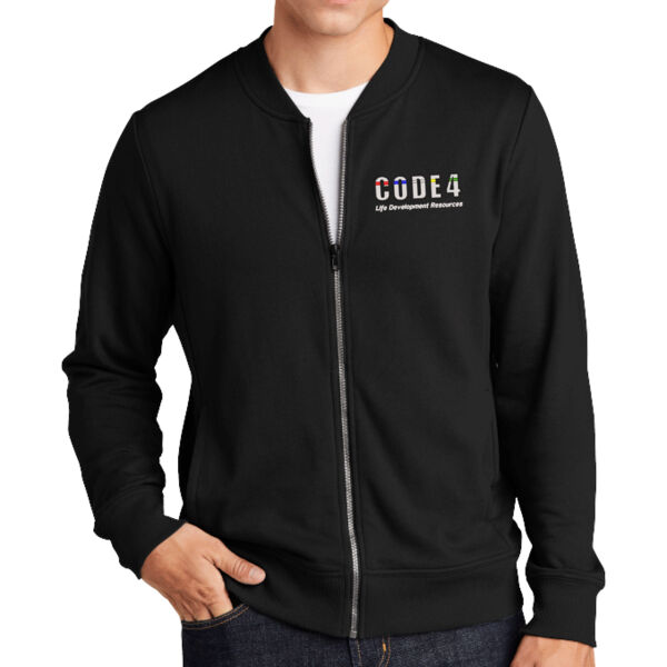 Sport-Tek® Lightweight French Terry Bomber - Embroidered Logo Thumbnail