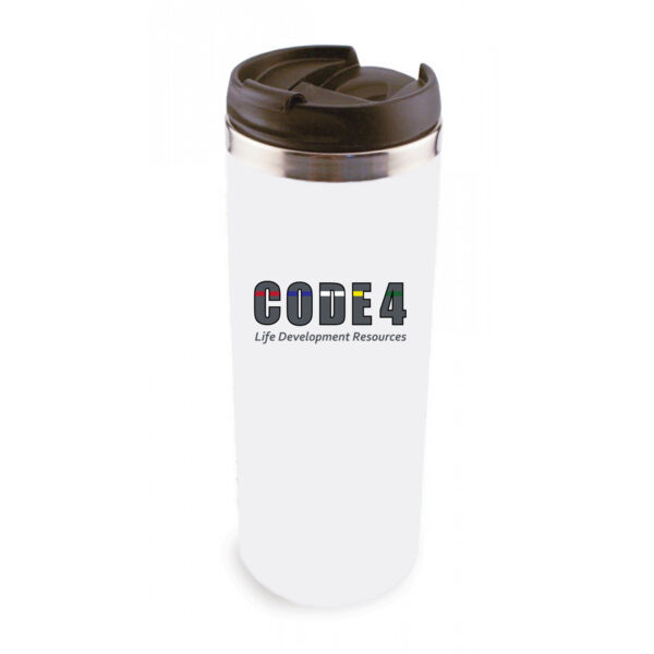 14 oz. Stainless Steel Tumbler - Sublimated Logo Thumbnail