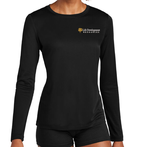 Sport-Tek Ladies Posi-UV Pro Long Sleeve - Embroidered Logo Thumbnail