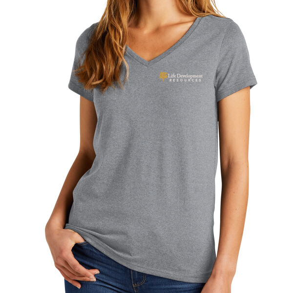 District Womens The Concert Tee V-Neck - Embroidered Logo Thumbnail