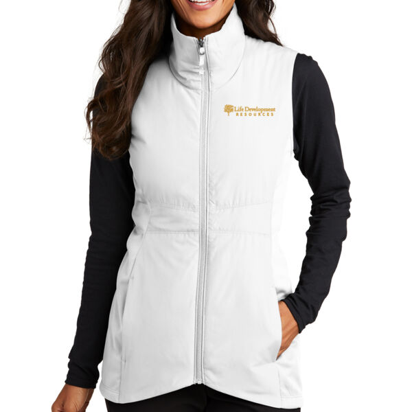 Port Authority Womens Collective Insulated Vest - Embroidered Logo Thumbnail