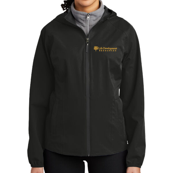 Port Authority Womens Essential Rain Jacket - Embroidered Logo Thumbnail