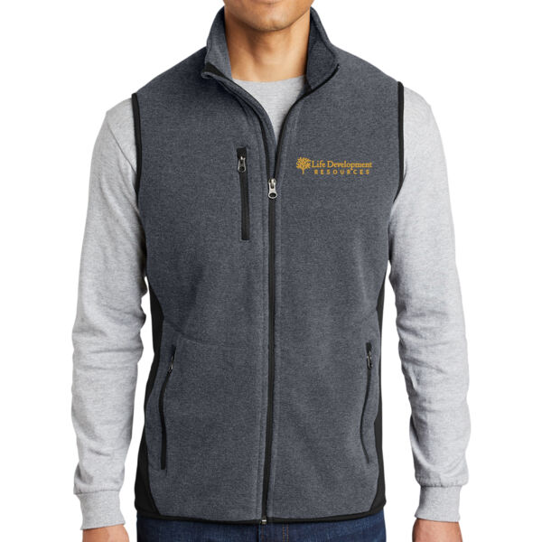 Port Authority R-Tek Pro Fleece Full-Zip Vest - Embroidered Logo Thumbnail