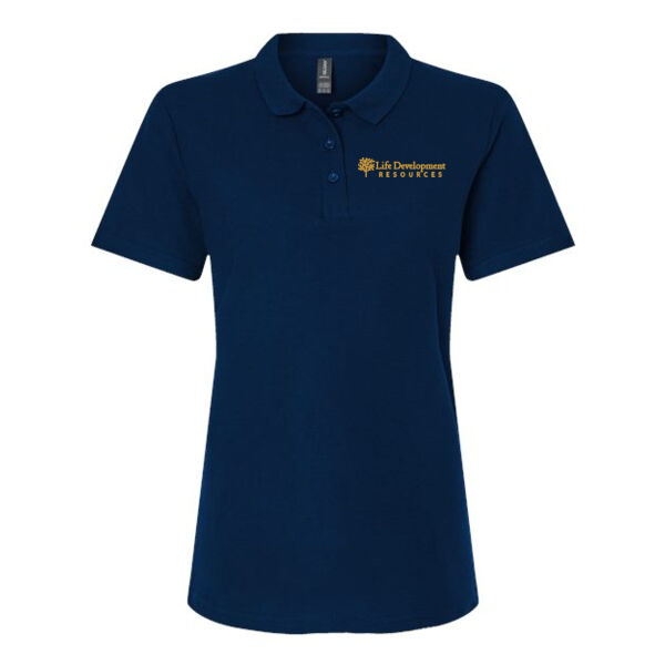 Gildan Softstyle Womens Pique Polo - Embroidered Logo Thumbnail