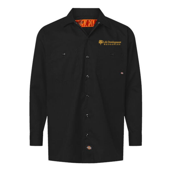 Dickies Industrial Long Sleeve Work Shirt - Embroidered Logo Thumbnail