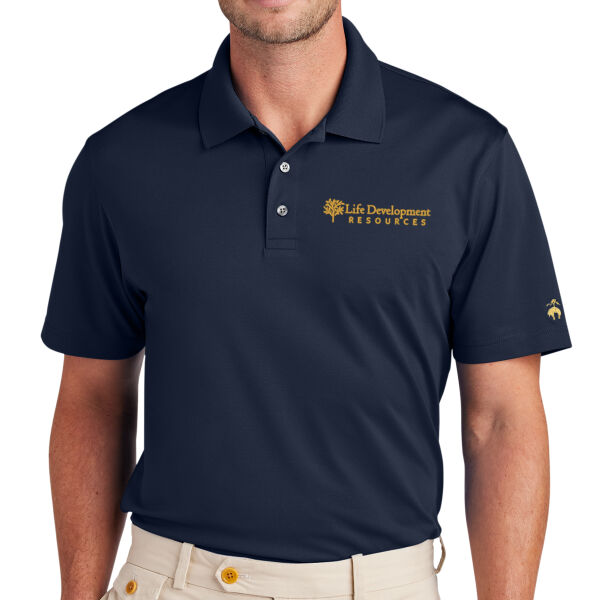 Brooks Brothers Mesh Pique Performance Polo - Embroidered Logo Thumbnail