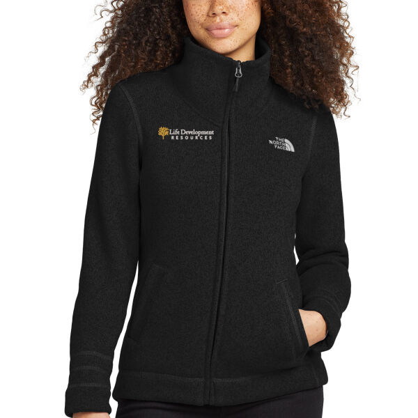The North Face Womens Sweater Fleece Jacket - Embroidered Logo Thumbnail