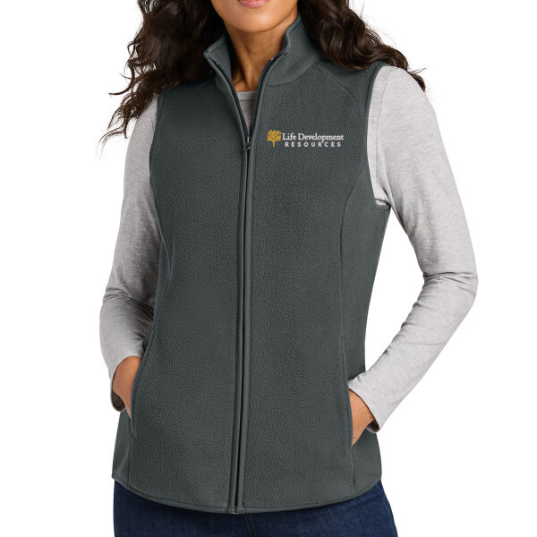 Port Authority Womens C Free Fleece Vest - Embroidered Logo Thumbnail