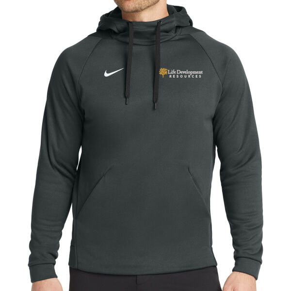 Nike Therma FIT Pullover Fleece Hoodie - Embroidered Logo Thumbnail