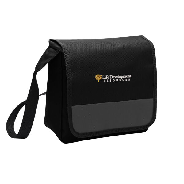 Port Authority Lunch Cooler Messenger - Embroidered Logo Thumbnail