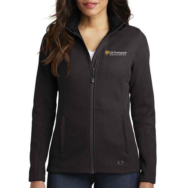 **CLOSEOUT ITEM** Ladies Grit Fleece Jacket - Embroidered Logo Thumbnail